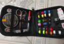 欣沁 针线包针线盒套装缝补便捷旅行手工缝补工具全套 28件套黑色 实拍图