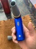 KICA多功能涡轮风扇2迷你便携式小风扇USB充电户外露营宠物吹干清灰充气手持暴力风扇小型循环扇 【吸尘套装】蓝色二代+吸尘配件 1100mAh 实拍图