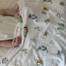 十月结晶婴儿襁褓巾夏季薄款产房包单新生婴儿包被纯棉抱被 云端小兔 实拍图