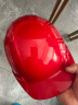 霍尼韦尔（Honeywell）安全帽 H99 ABS 工地建筑 防砸抗冲击 有透气孔 红色 1顶 实拍图