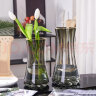京东鲜花 创意收腰花瓶 轻奢玻璃摆件客厅插花透明水养鲜花高级感餐桌装饰 实拍图