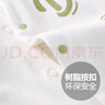 多嘻噜卡婴儿春装连体衣新生儿衣服男女童四季长袖哈衣 嫩绿线条兔子 59cm 实拍图
