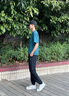 波司登（BOSIDENG）防晒长裤男高倍防紫外线冰感凉爽透气钓鱼骑车户外运动宽松束脚裤 黑色8056 S 170/74A 实拍图