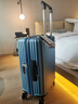 新秀丽（Samsonite）行李箱20英寸拉杆箱时尚密码登机箱竖条纹旅行箱包蓝色GU9*11001 实拍图