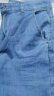 啄木鸟牛仔裤男士夏季冰丝2024新款长裤高端修身百搭潮流休闲裤男款直筒 浅蓝色 31（115-125斤） 晒单实拍图
