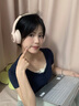 勒姆森（LASMEX）HB-80头戴式耳机无线蓝牙连接包耳HiFi音乐耳机主动降噪高颜值穿搭数码运动耳机游戏模式一机双联 星际粉 实拍图