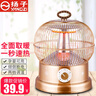 扬子 （YANGZI)鸟笼取暖器小太阳家用烤火炉办公室学生节能速热省电冬季暖炉台式900W-碳纤暗光 两档调温-碳纤维暗光 实拍图