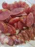 杨大爷甜味腊肠香肠 烟熏(7分瘦)四川腊味腊肠特产下酒菜 1斤甜味川式腊肠 实拍图