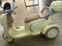 HIMEILI儿童电动双人摩托车男女孩宝宝三轮遥控车可坐人电瓶玩具车 黄色双驱+12v电瓶+遥控+坐大人 晒单实拍图