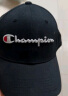Champion冠军棒球帽2024夏季新款刺绣字母弯檐运动鸭舌帽男女帽子 黑色 均码 晒单实拍图