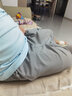 真维斯夏季男士短裤外穿速干沙滩裤冰丝裤子休闲裤户外运动五分裤大裤衩 灰（开心小狗KZ） M 实拍图