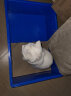 亚桓菡 周转箱530*385*290蓝色小号塑料周转箱五金工具盒螺丝收纳盒长方形pe胶箱仓库归类整理盒 实拍图