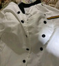 乾朗 厨师服工作服长袖男女春秋烘焙蛋糕店西餐厅炊事服冬季长袖酒店餐饮宴会食堂后厨工衣可刺绣定制logo 白色长袖单上衣【厂家直发】2XL 实拍图