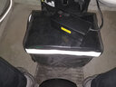 述有外卖保温箱 加厚外卖箱  无logo黑色放脚踏处送餐保温箱子 箱子+支架+底板+隔板+车载架 32L（长宽高40*27*31cm） 实拍图