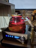 正扬胡桃木电陶炉煮茶炉高档北美玻璃茶具煮茶壶养生烧水壶泡茶器 胡举物手执如意六木语+架长琴黑 实拍图