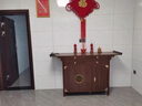 供桌香案家用神龛佛龛柜香火桌菩萨财神爷供奉台条案新中式实木神台 胡桃色供台148*48*118.5 实拍图