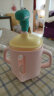 babycare儿童牛奶杯燕麦杯豆浆杯带刻度宝宝早餐杯玻璃水杯泡奶杯维尔粉 实拍图