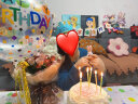 佳妍生日场景布置 气球桌飘立柱周岁生日布置派对气球装饰 实拍图