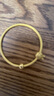 周生生新年礼物足金圆棍(磨砂)黄金手镯女素圈90343K计价07圈11.85克 实拍图