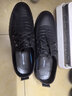 卡帝乐鳄鱼休闲皮鞋男软底舒适驾车鞋子男士时尚商务休闲鞋 30963 黑色 44 实拍图