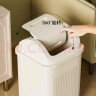 小猕猴14L垃圾桶带盖厨房家用卫生间厕所分类塑料桶日式摇盖大号垃圾篓 晒单实拍图