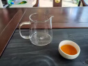 德国进口品质耐热玻璃公道杯分茶器茶漏一体茶海过滤公杯功夫茶具加厚高档套装的 直升公杯+304卡漏【460】 实拍图