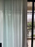 馨菲羽幻影纱窗帘纱帘透光不透人客厅阳台飘窗装饰白纱窗纱2025年新款纱 霜白色 宽1.0*高1.3挂钩促销一片装 实拍图