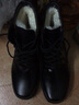 牛皮加厚羊毛靴男真皮男靴秋冬季保暖棉鞋雪地靴防滑底马丁靴冬季 黑色 44 实拍图