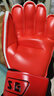 JANUS 经典系列儿童成人小学生专业带护指足球守门员手套门将手套龙门手套比赛训练手套 JA383 红色 8号【成人码】 实拍图