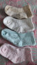 9i9婴儿袜子夏新生儿宝宝地板精梳棉袜松口透气4双1-3岁A104 实拍图