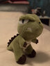禾娘小恐龙毛绒公仔钥匙扣挂件书包包挂饰背包玩偶可爱女男 霸王龙-绿色 实拍图