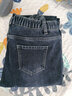 诗迪芙牛仔裤女宽松高腰显瘦哈伦裤刺绣萝卜裤女网红春秋新款百搭老爹裤 蓝灰加绒 30 (二尺三) 实拍图