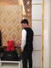 恒源祥男装2022秋冬新款中年毛线背心男士V领纯色加厚羊毛背心无袖针织 中灰 加厚 L 恒源祥 50/110/165 建议（130-145斤） 实拍图