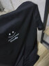 嘉晔9.9短袖男装t恤韩版潮流个性简约百搭男衣服短T修身半袖网红T恤 黑色 2XL 实拍图