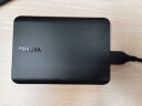 东芝（TOSHIBA）2TB 移动硬盘机械 新小黑A5 USB3.2 Gen 1 2.5英寸 兼容Mac 数据存储 轻薄便携 高速传输 实拍图