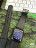 Apple Watch Hermès Series 8 GPS+蜂窝款45毫米深空黑色不锈钢配宙斯深空黑单圈表带eSIM手表 爱马仕 实拍图