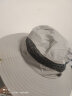 探浩遮阳帽子男女钓鱼渔夫帽防晒登山帽防紫外线太阳帽S109升级大浅灰 实拍图