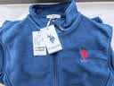 U.S. POLO ASSN.马甲男抓绒摇粒绒秋冬立领无袖背心男装外套 藏蓝色 XL  实拍图