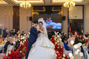 罗莱家纺结婚套件新婚高端四件套喜庆多件套婚庆刺绣床品 四件套 | 60支全棉+刺绣 | 狮狮抱喜 1.8m 床单款 被套220*250cm 实拍图