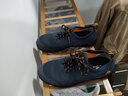 代尔塔(Deltaplus)透气松紧劳保鞋双层飞织全网面PU大底防砸防刺穿防静电301228安全鞋 灰橙 39 实拍图