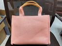 Lee学院风托特包欧美潮流女单肩斜挎包百搭小众学生包包高级感手提包 草莓可露丽托特包 实拍图