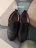 老人头（LAORENTOU）男靴秋冬棉鞋防滑耐磨头层牛皮套脚鞋厚底加绒保暖靴 A90388 黑39 实拍图