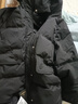 雅鹿冬季羽绒服女2025新款中长款时尚冬装连帽加厚派克服韩版外套女装 黑色 L 165 【推荐130-150斤】 实拍图