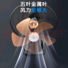 BURAGES 【德国品牌】电风扇台式家用风扇床上宿舍学生轻音摇头台扇大风力17英寸电扇定时办公室台立式小 14英寸塑叶【无定时+可摇头] 实拍图