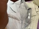 构致（GLOY&ZENITH）100%纯亚麻休闲裤男士夏季薄款复古宽松直筒棉麻裤简约男裤长裤子 九分 卡其色 XL 135-150斤 实拍图