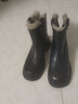 达芙妮短靴女牛皮厚底女靴加厚保暖马丁靴女鞋子 4023605004 厚绒黑 36  实拍图