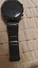 MSSM适用华为手表表带watch5表带Watch4pro/GT6/5/GT4/GT6/5pro工字不锈钢金属表带【46/48表盘】-黑色 实拍图