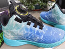 李宁重燃断码男童鞋运动鞋2025秋季旋转纽扣儿童透气篮球鞋防滑中大童 蓝色 34 实拍图