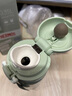 膳魔师（THERMOS）进口不锈钢保温杯水杯 JNR-352-MG 牛油果色 350ml 实拍图