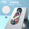 李宁（LI-NING）人字拖印花男女游泳沙滩鞋洗澡防滑耐磨沙滩鞋926-2-41深蓝 实拍图